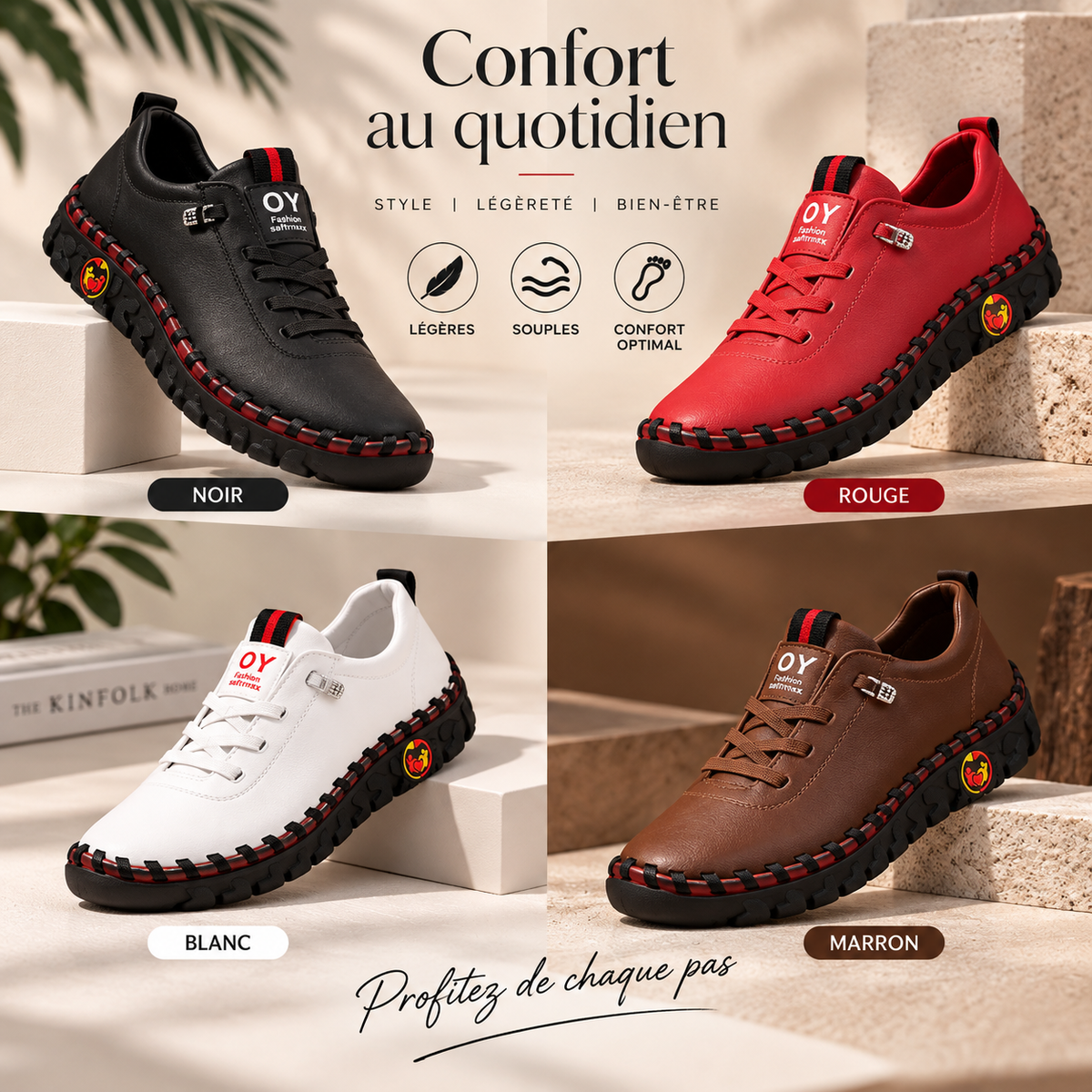 Chaussures Souples & Confortables